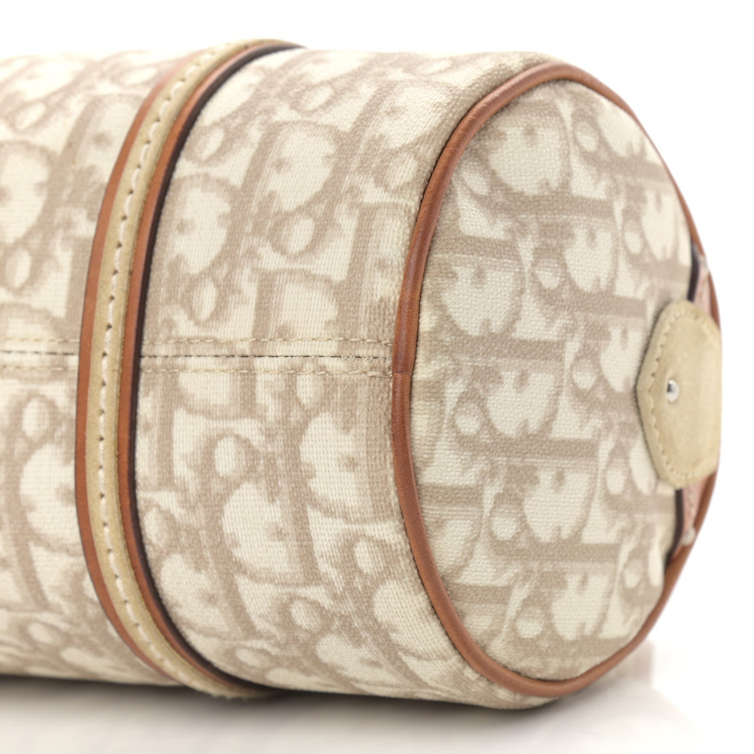 Christian Dior Monogram Trotter Romantique Boston Bag Beige 10 of 14