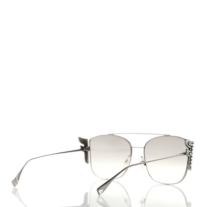 Fendi Crystal Freedom Sunglasses 0380G/S Silver 4 of 8