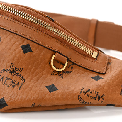 MCM Visetos Stark Belt Bag Cognac 8 of 8