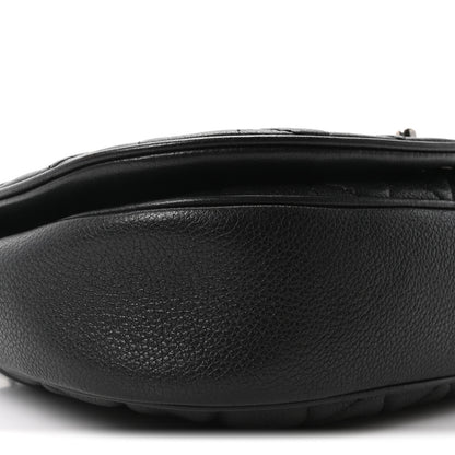 Chanel Calfskin Quilted Casual Pocket Messenger Flap Black 9 of 10