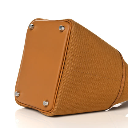 Hermes Toile Goeland Swift Cargo Picotin Lock 18 Sesame 9 of 10