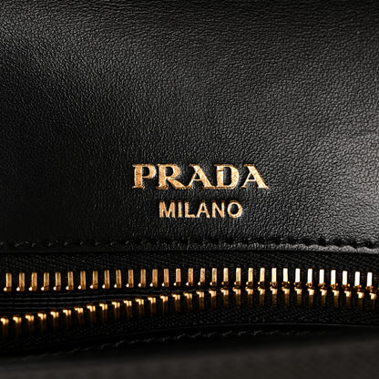 Prada Saffiano Flap Shoulder Bag Black 6 of 9