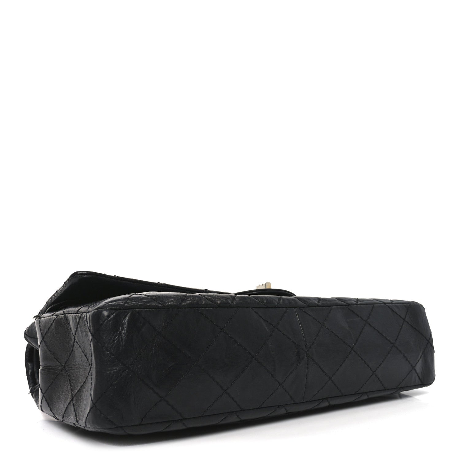 Chanel Aged Calfskin Quilted 50th Anniversary 2.55 Reissue 226 Black 4 of 11