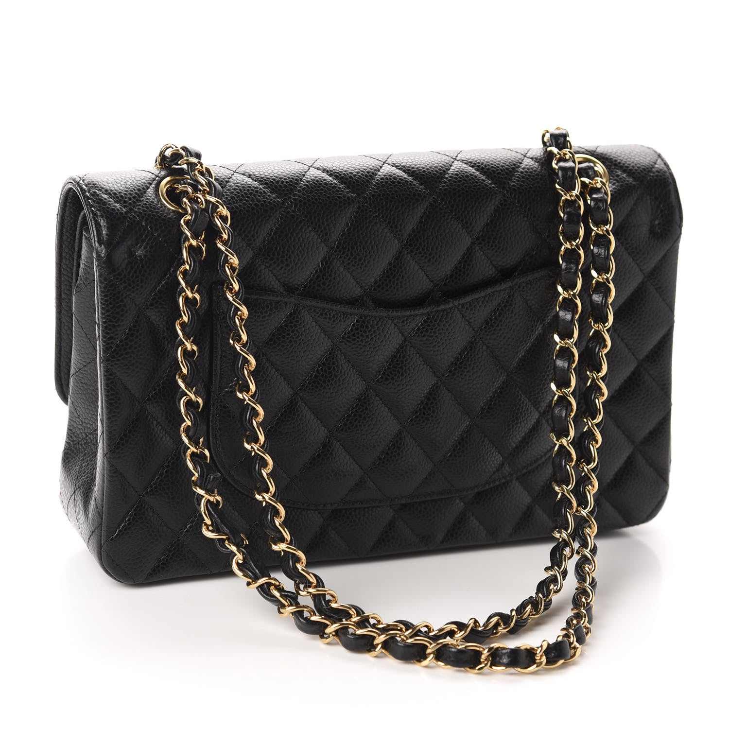Chanel Caviar Quilted Medium Double Flap Black 3 of 11