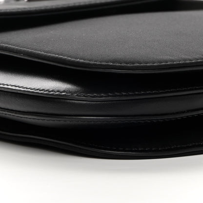Prada Tessuto Nylon Vitello Crossbody Bag Black 8 of 10