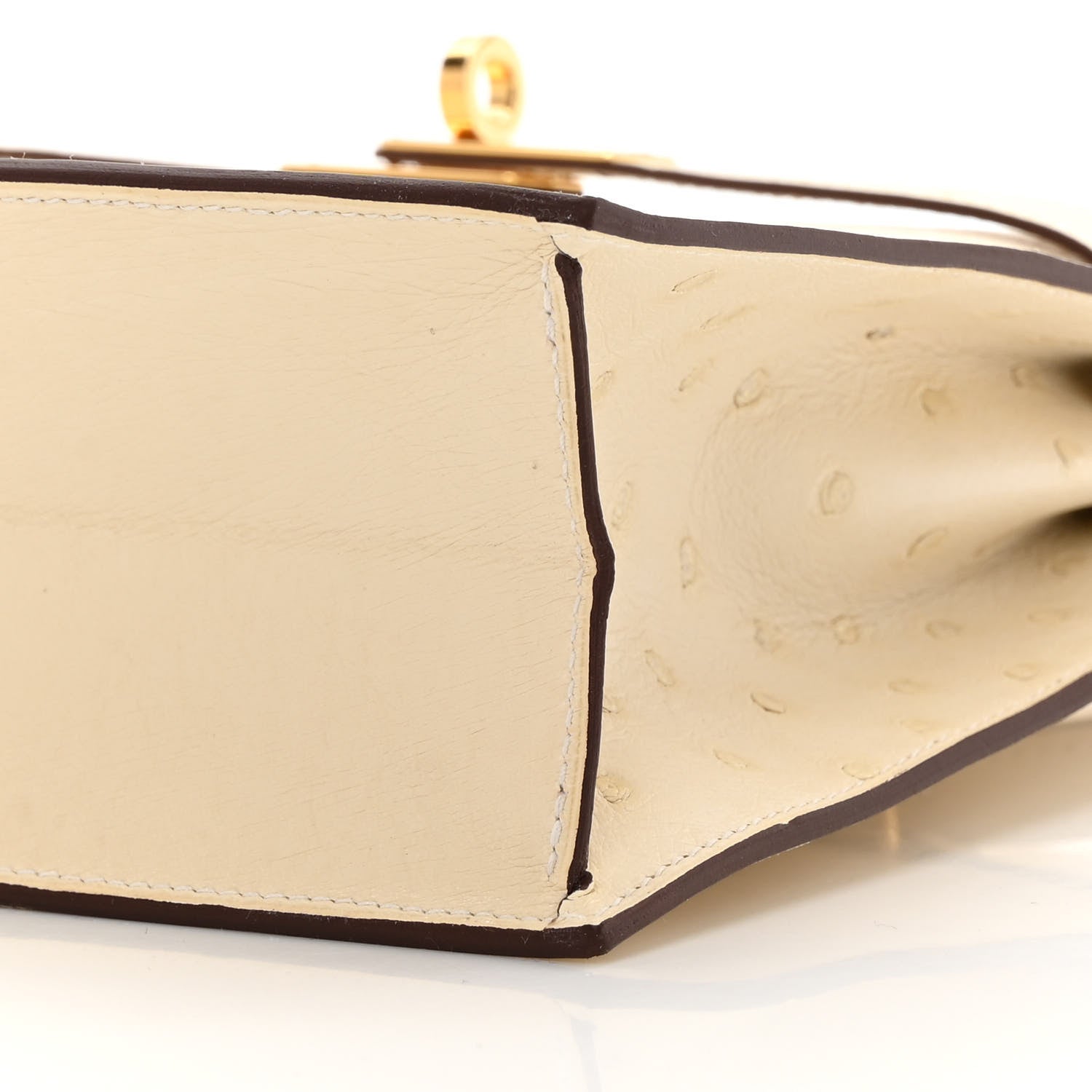 Hermes Ostrich Kelly Danse II Belt Bag Nata 10 of 13
