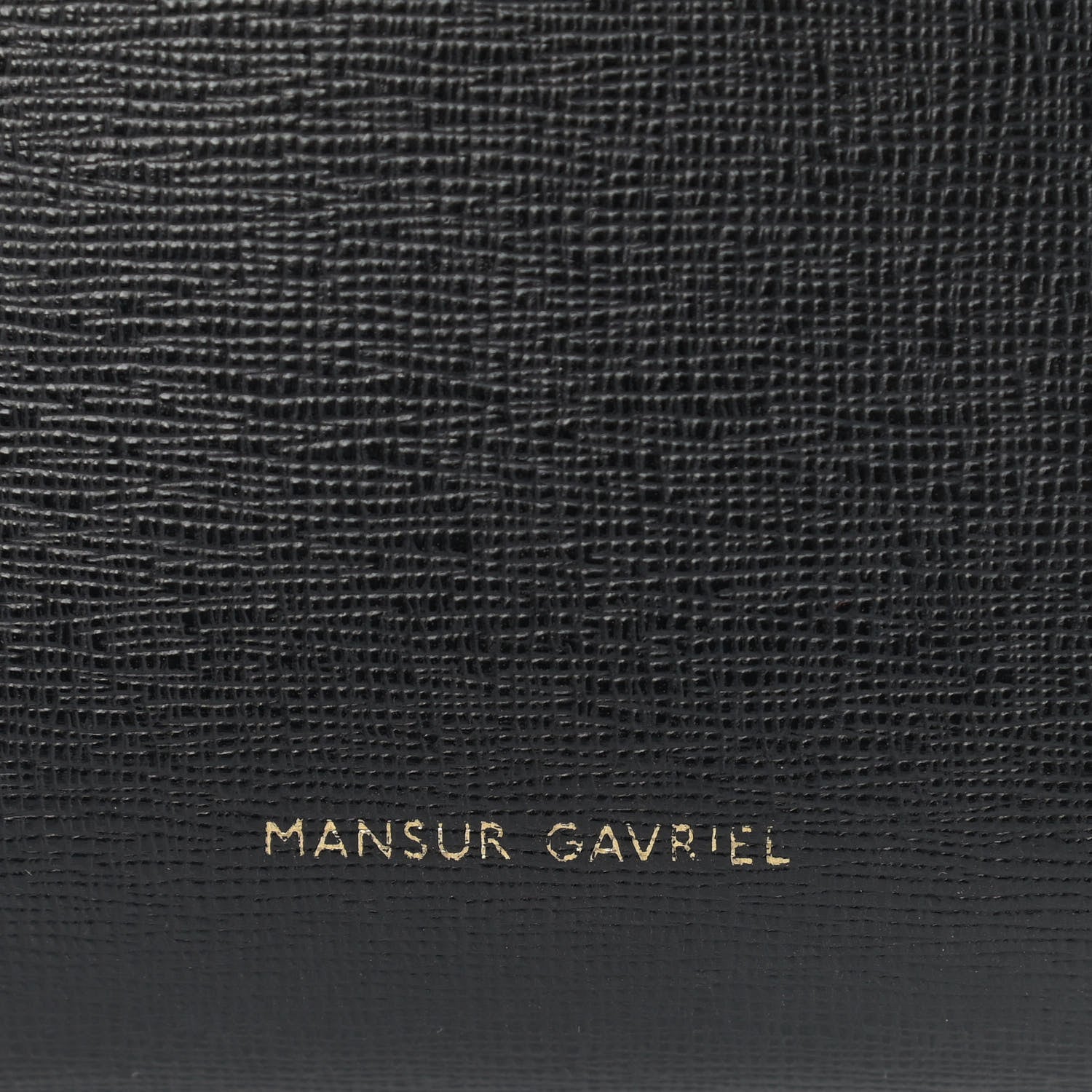 Mansur Gavriel Saffiano Mini Mini Bucket Bag Black 6 of 9