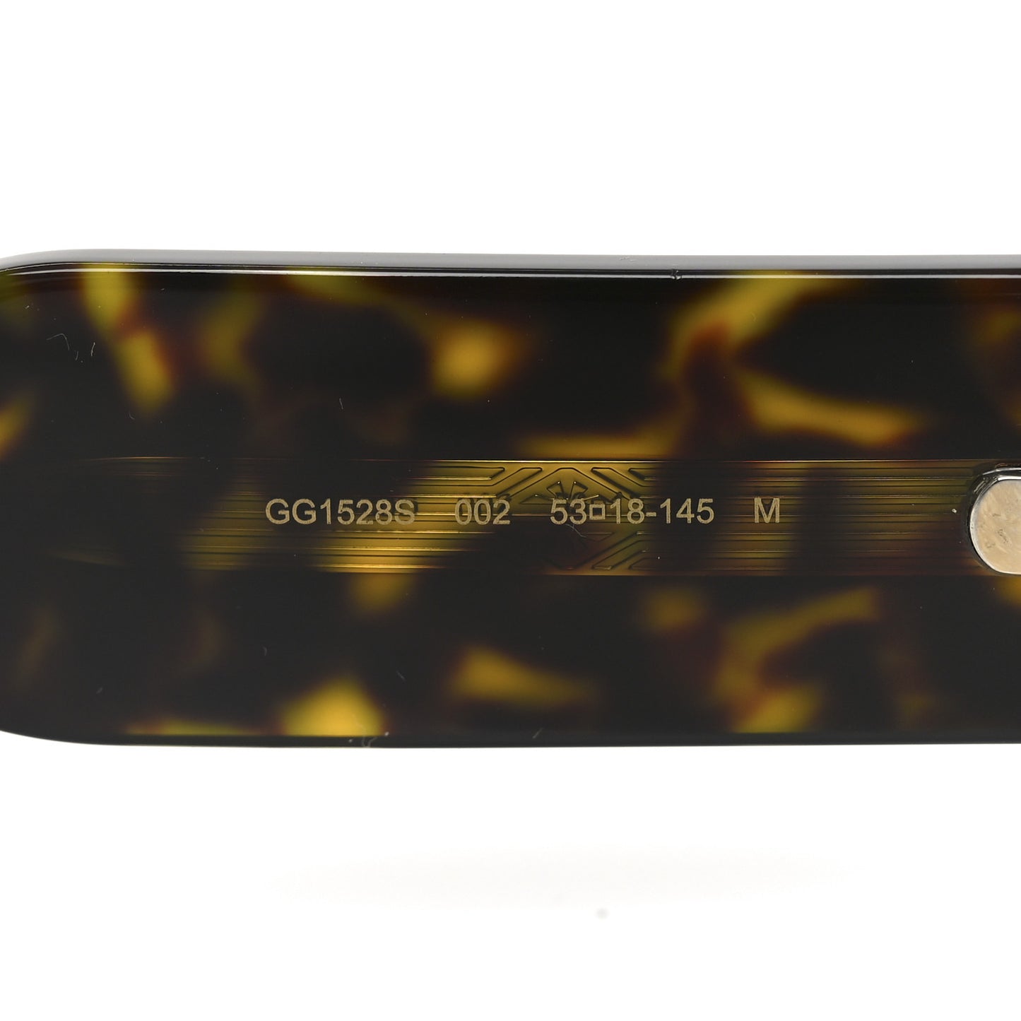 Acetate Rectangle Frame Sunglasses GG1528S Tortoise