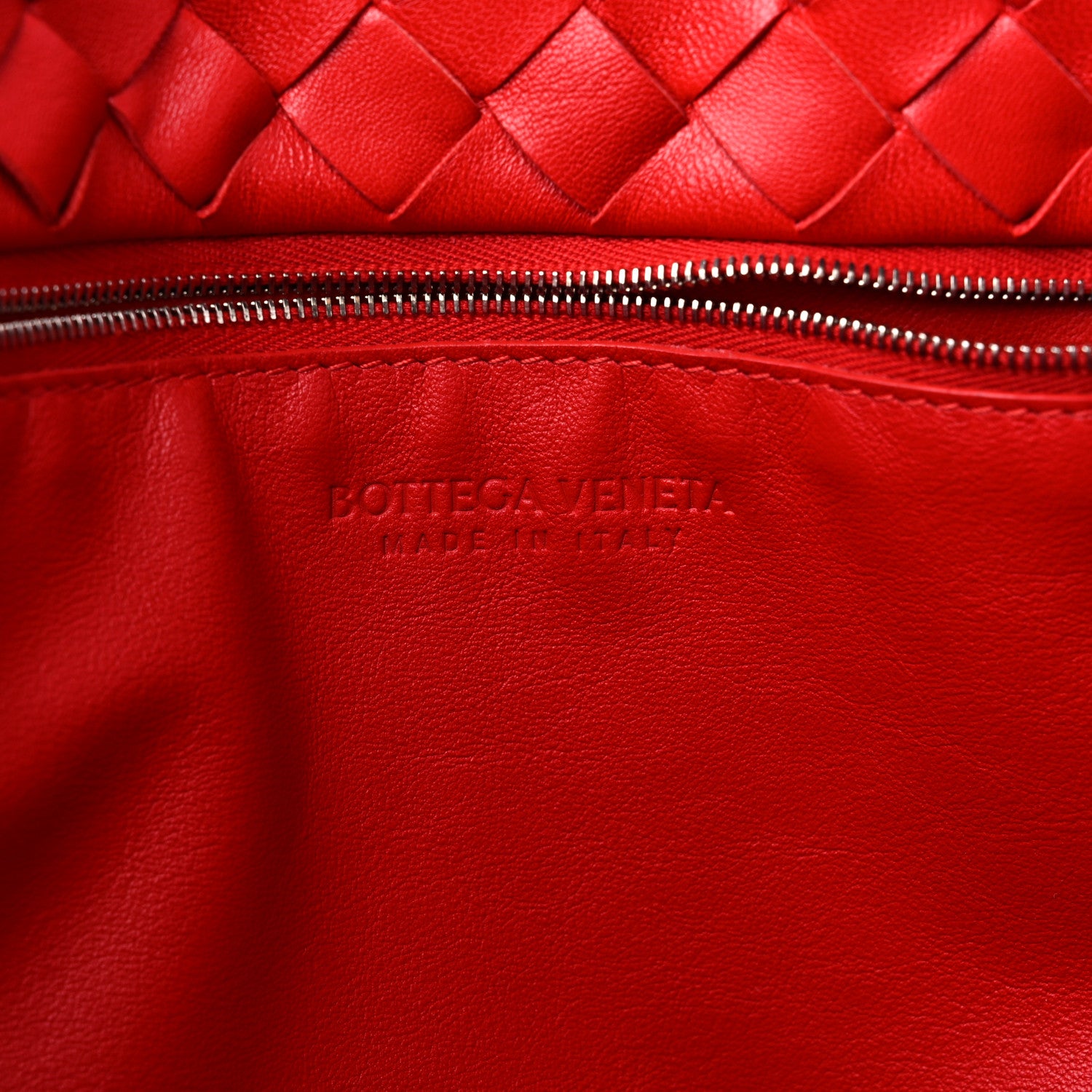 Bottega Veneta Nappa Intrecciato Garda Bag Red 5 of 9