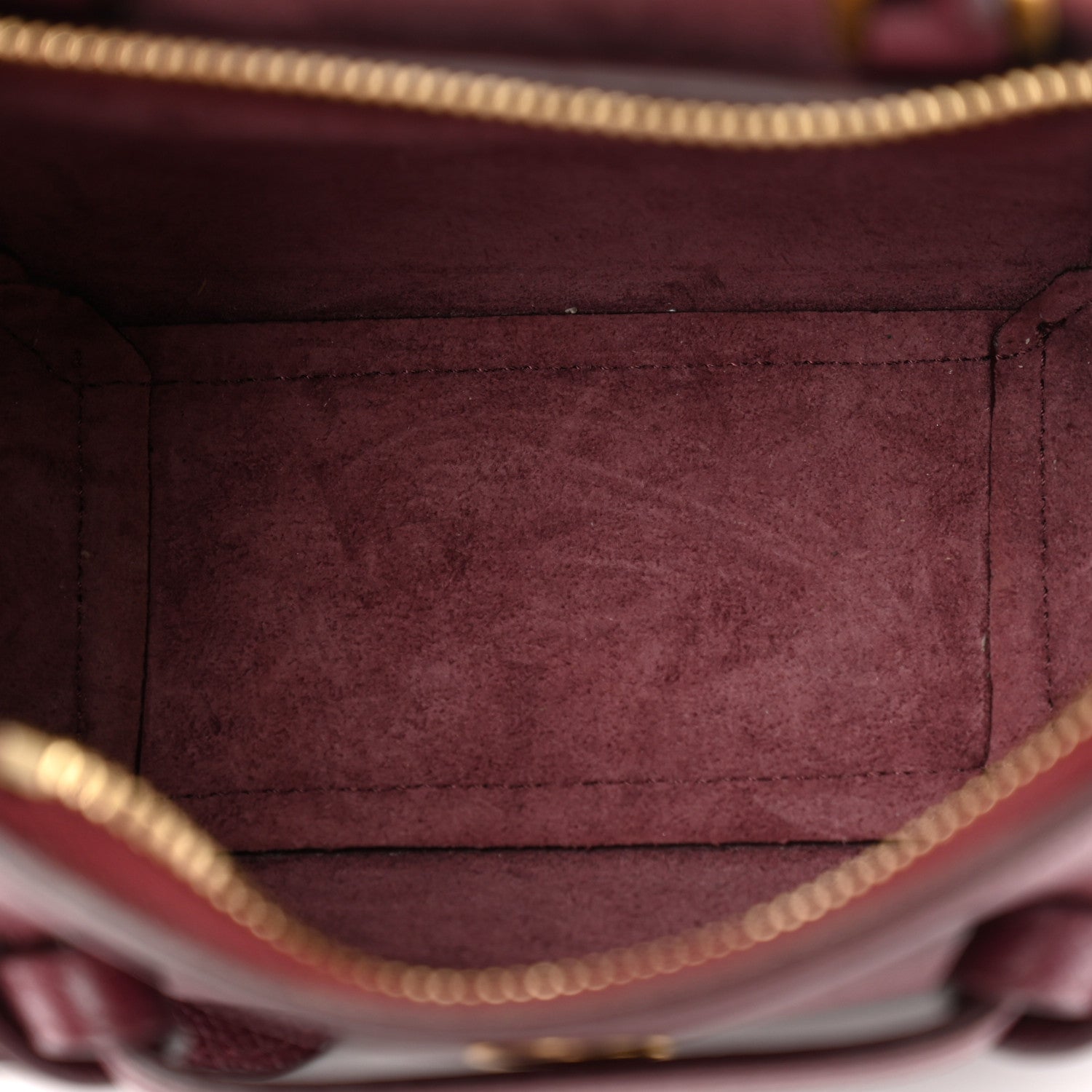 Celine Grained Calfskin Pico Belt Bag Acai 5 of 9