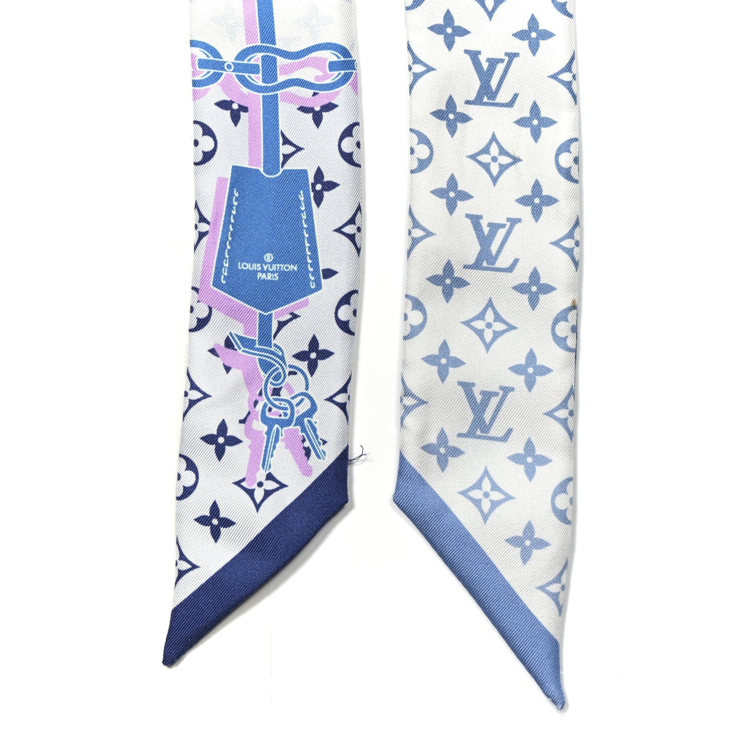 Louis Vuitton Silk Monogram Rising Confidential BB Bandeau Denim 2 of 4