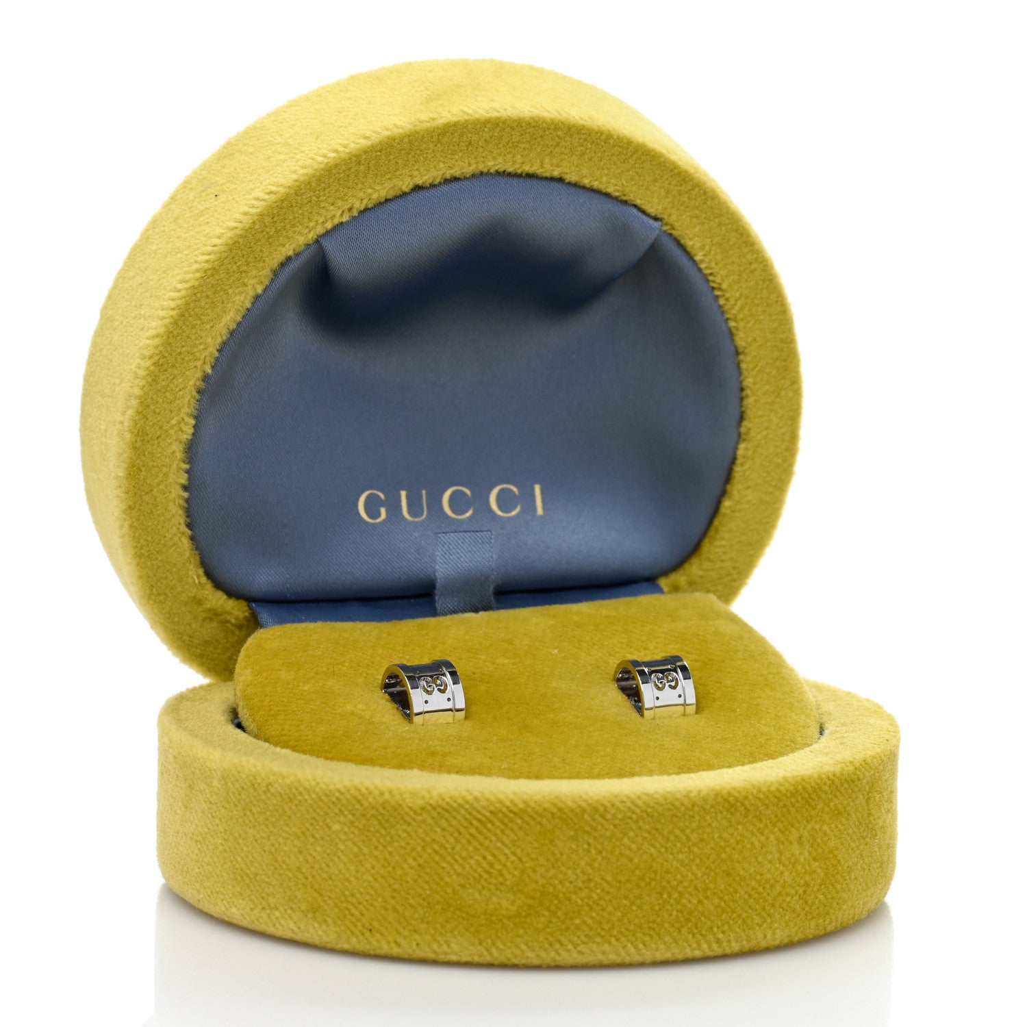 Gucci 18K White Gold Icon Twirl Earrings 5 of 5