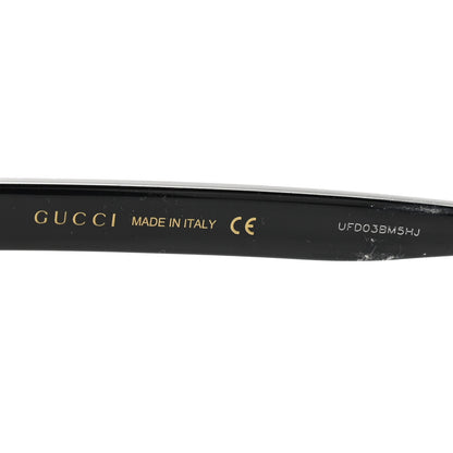 Gucci Glitter Acetate Cat Eye Sunglasses GG0325SA Black 5 of 8