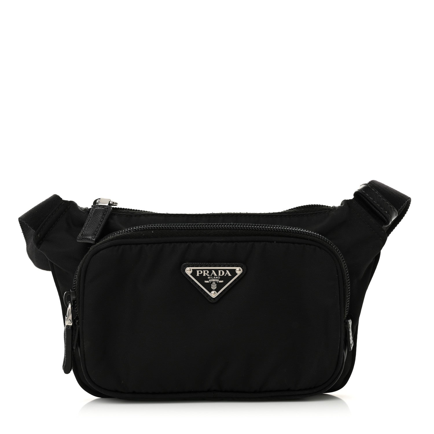Prada Re-Nylon Saffiano Belt Bag Black 1 of 10
