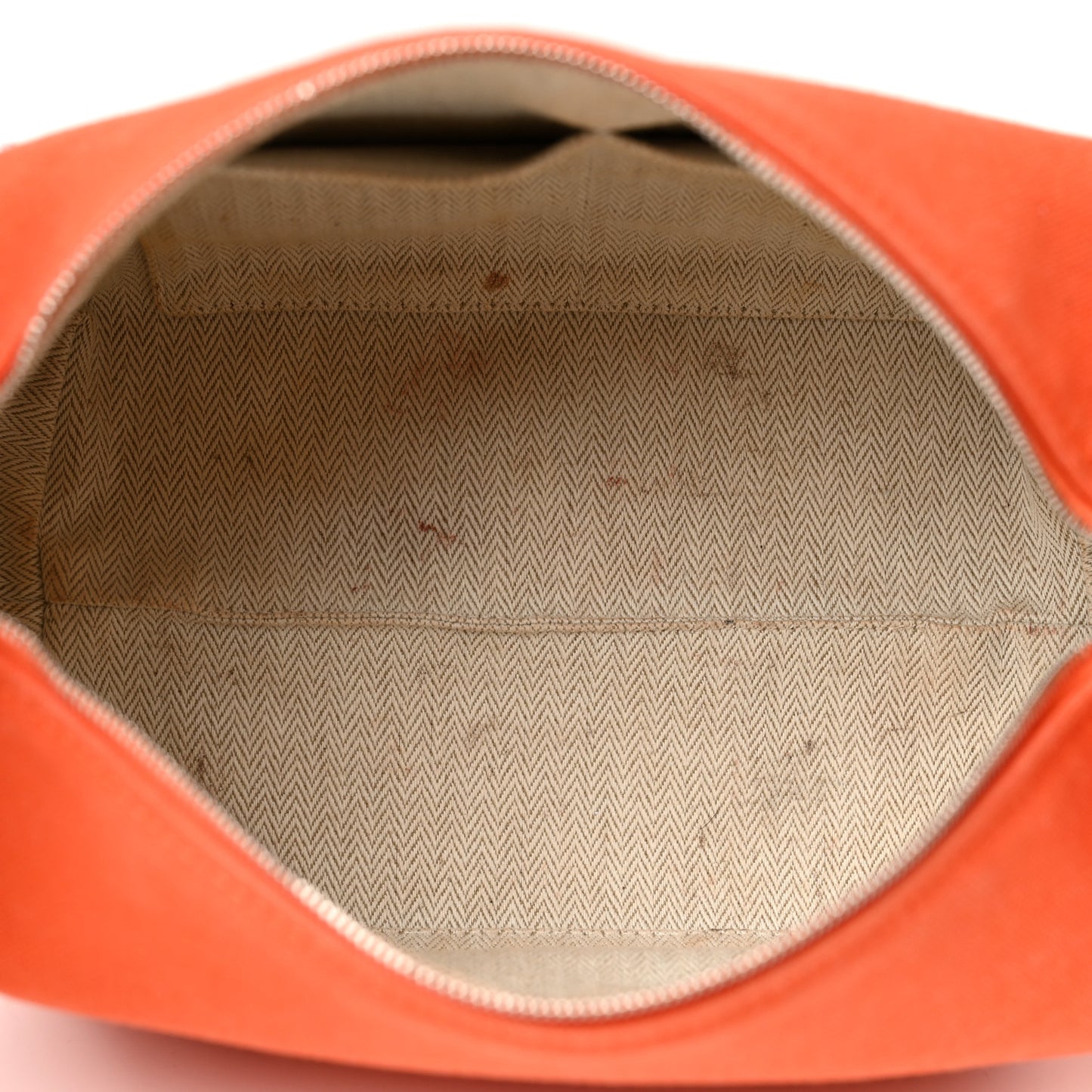 Canvas Small Bride-A-Brac Pouch Orange Burgundy