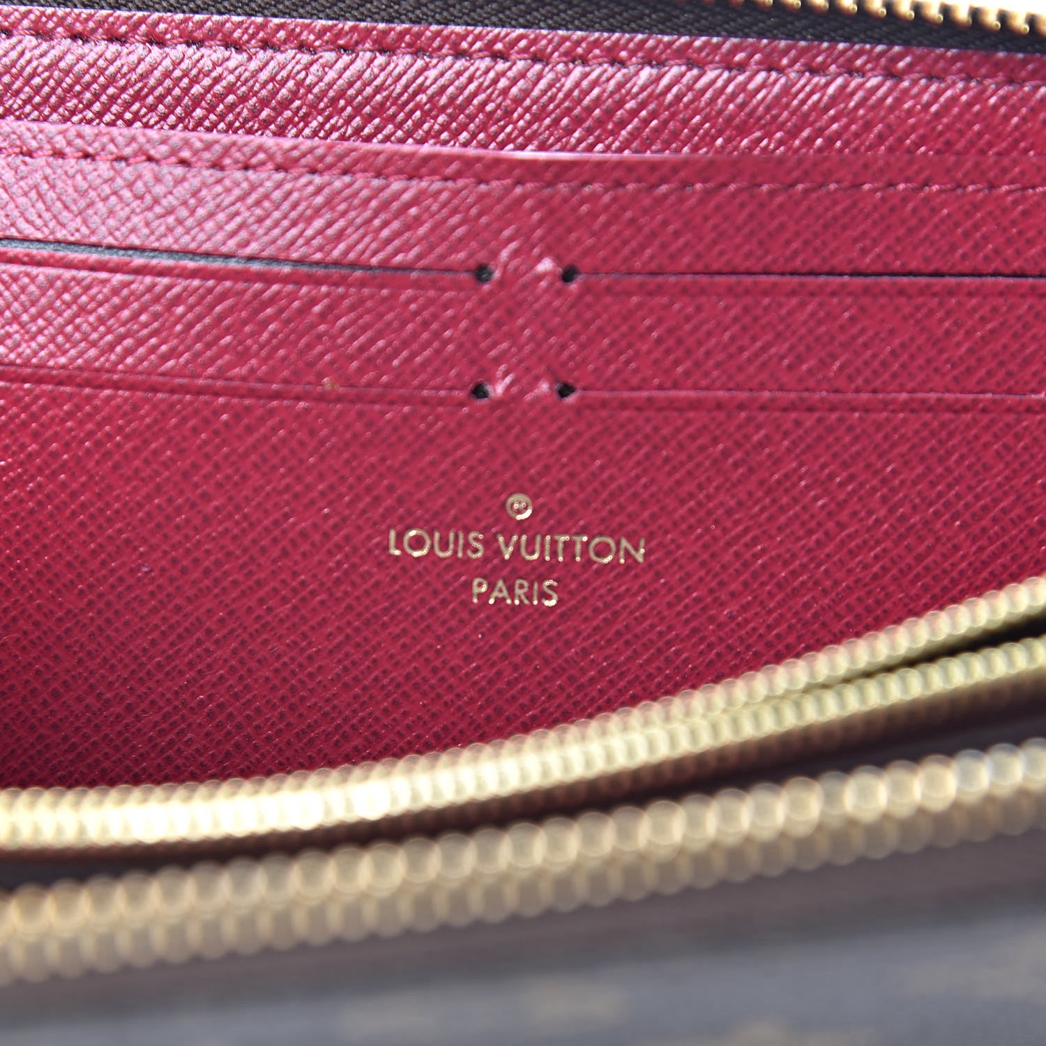 Louis Vuitton Monogram Clemence Wallet Fuchsia 5 of 7