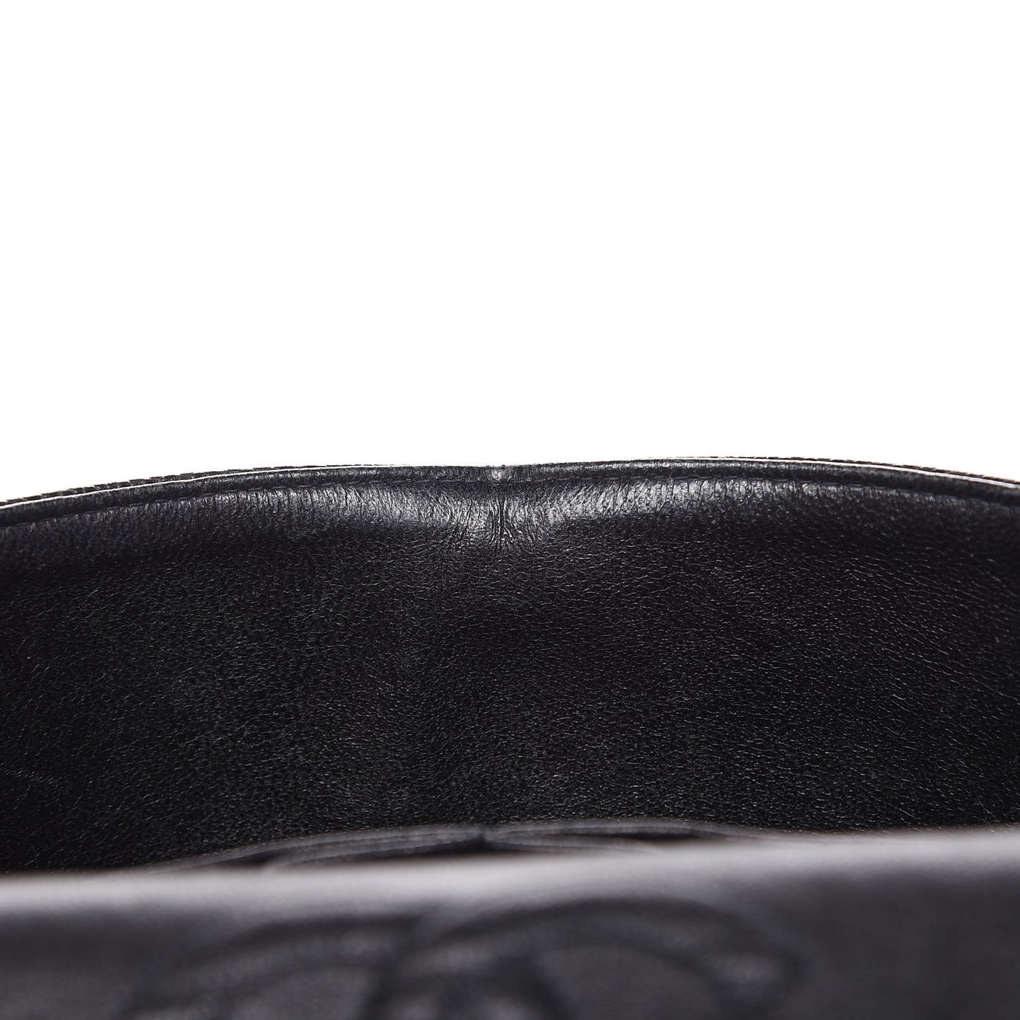 Caviar Quilted Small Double Flap Black