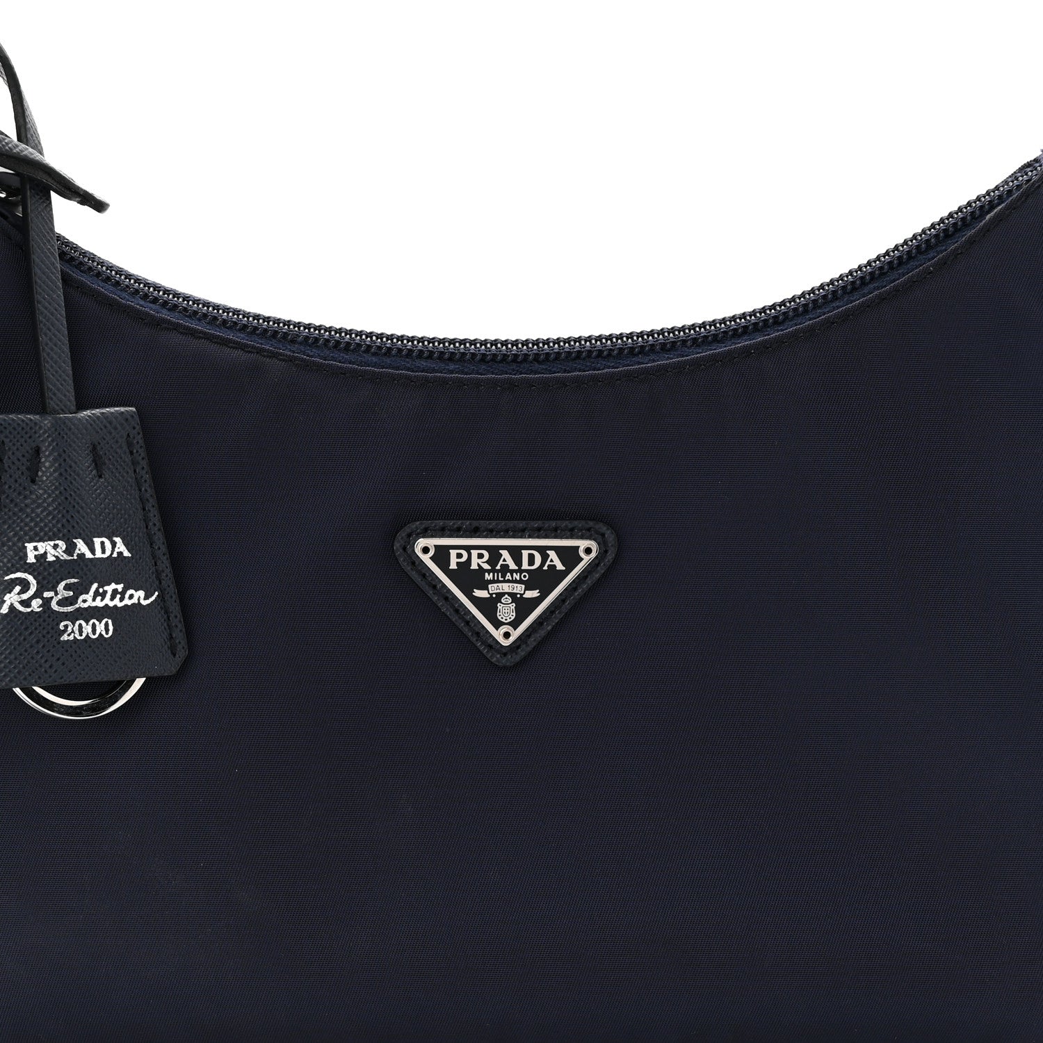 Prada Tessuto Nylon Mini Re-Edition 2000 Bag Baltico 9 of 11