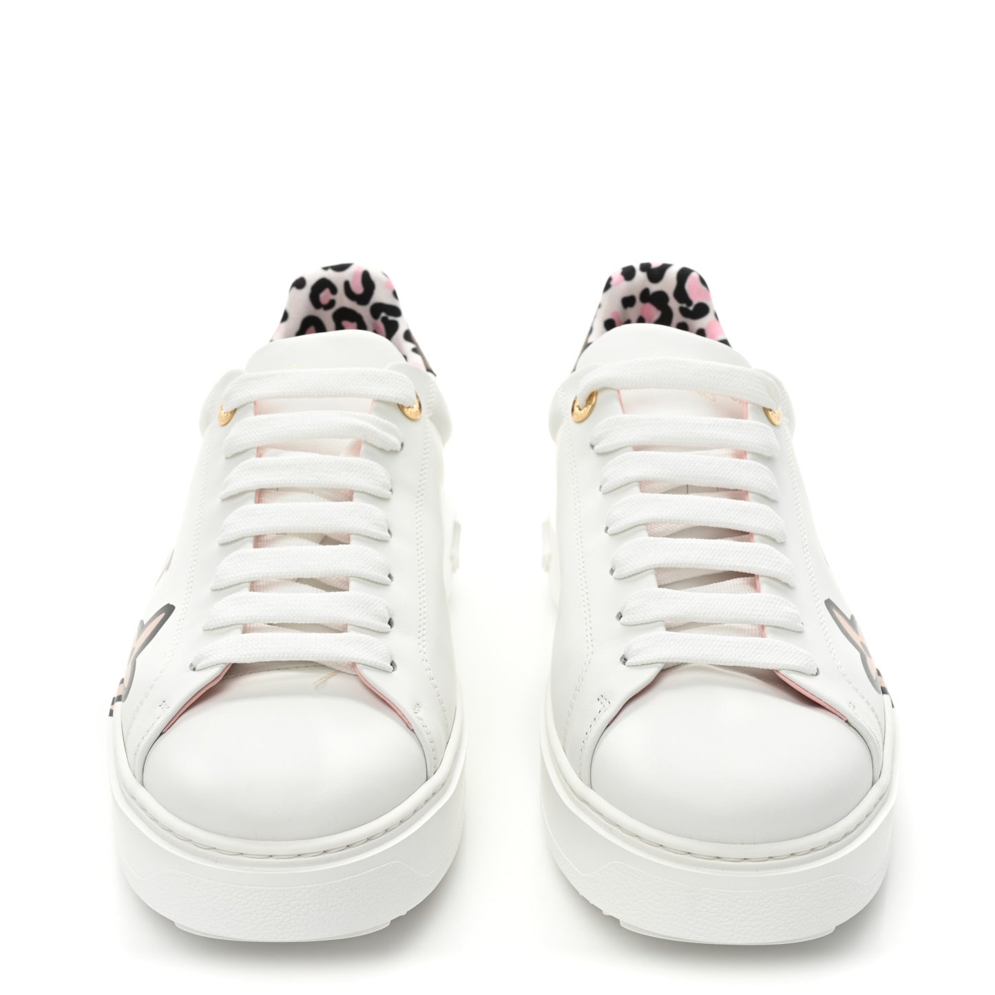 Calfskin Wild AT Heart Time Out Sneakers 42 White