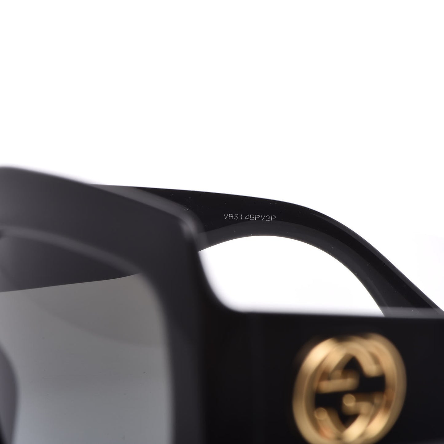 Acetate Square Frame Sunglasses GG0053S Black