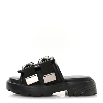 Bottega Veneta Nappa Flash 45mm Flat Sandals 37 Black 1 of 7