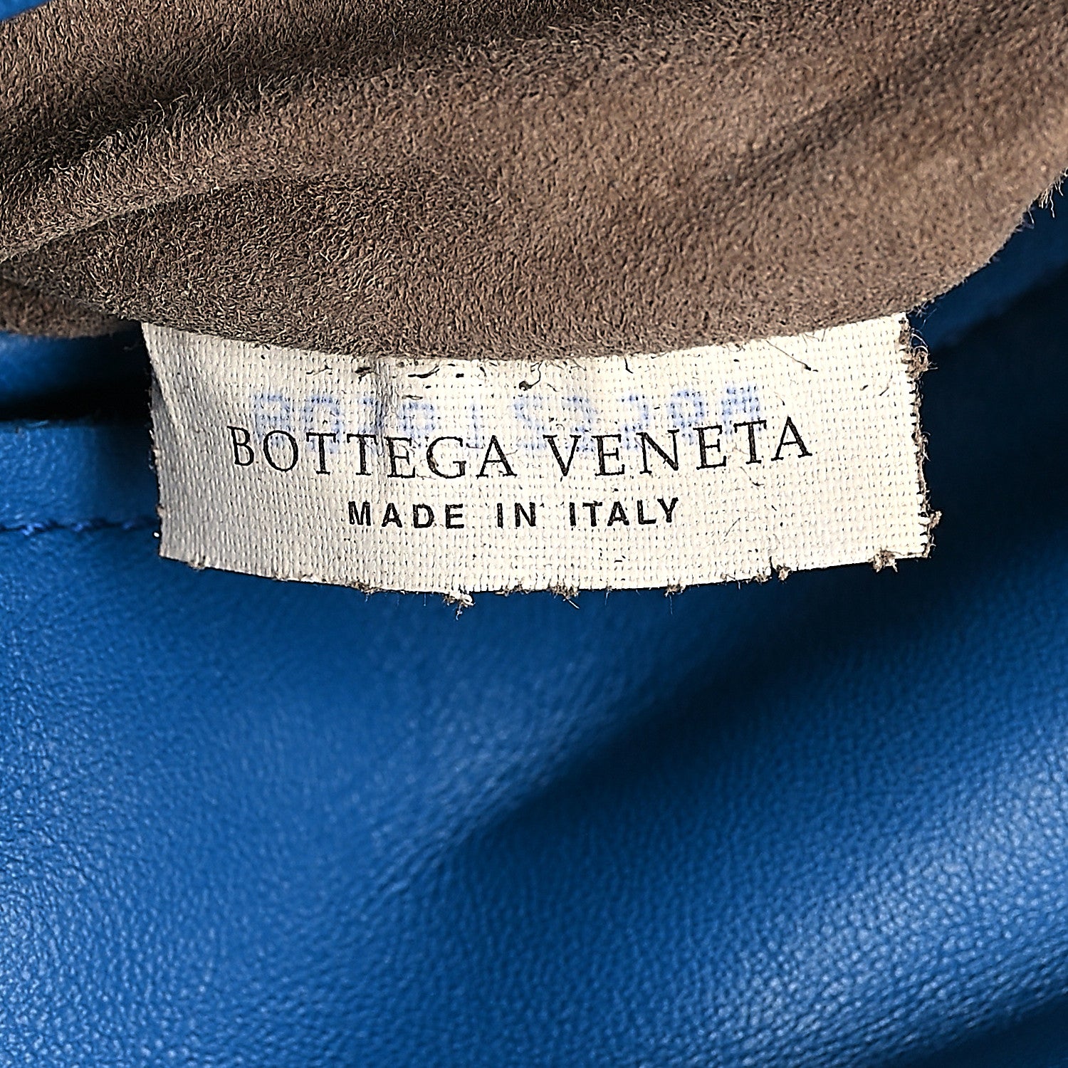Bottega Veneta Nappa Intrecciato Baby Olimpia Shoulder Bag Signal Blue 6 of 9