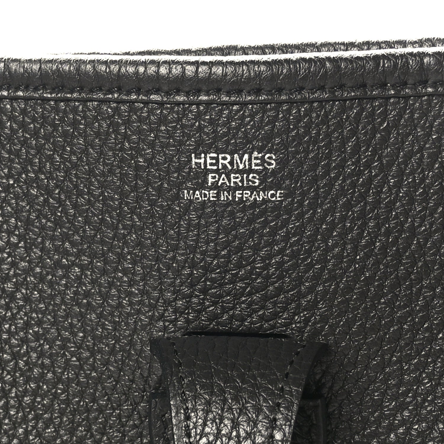 Hermes Taurillon Clemence Evelyne III PM Plomb 7 of 10