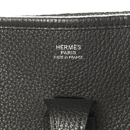 Hermes Taurillon Clemence Evelyne III PM Plomb 7 of 10