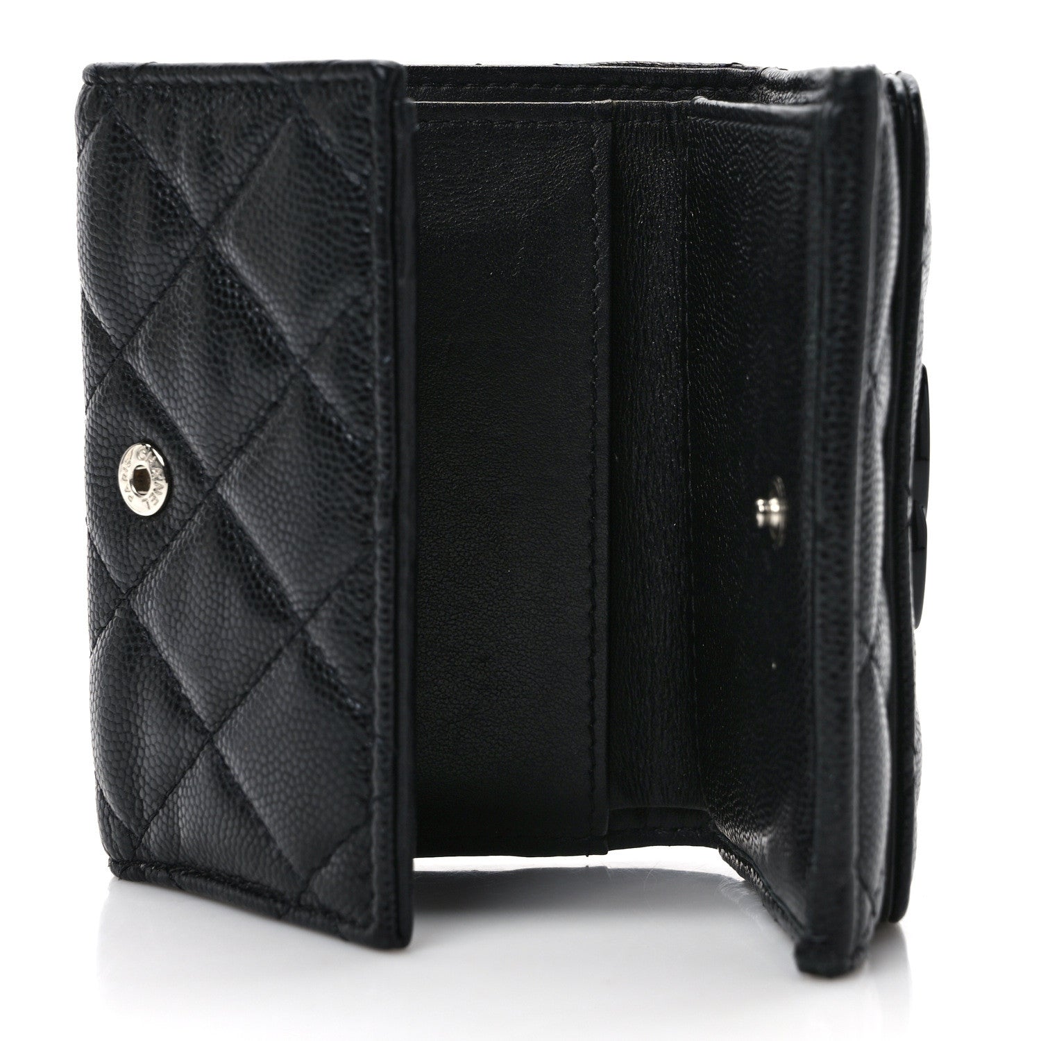 Chanel Caviar Quilted My Everything Small Flap Wallet Black 8 of 21