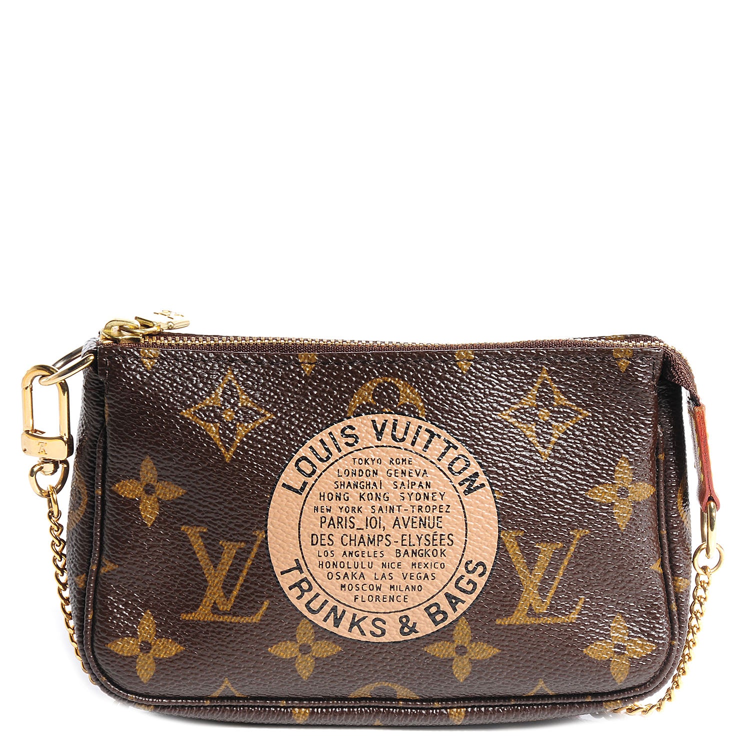 Louis Vuitton Monogram Complice Trunks and Bags Mini Pochette Accessories Beige 1 of 6