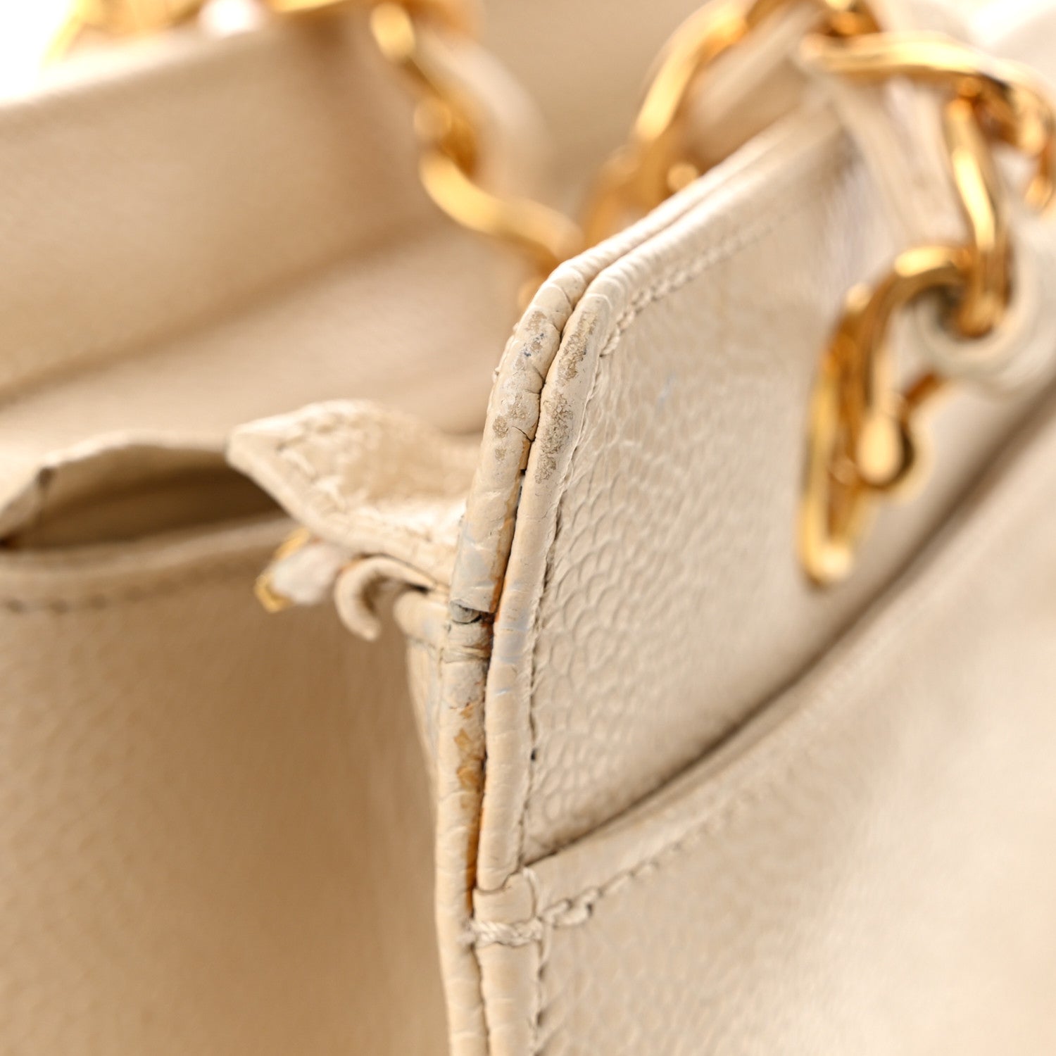 Chanel Caviar Shopping Tote Beige 12 of 16