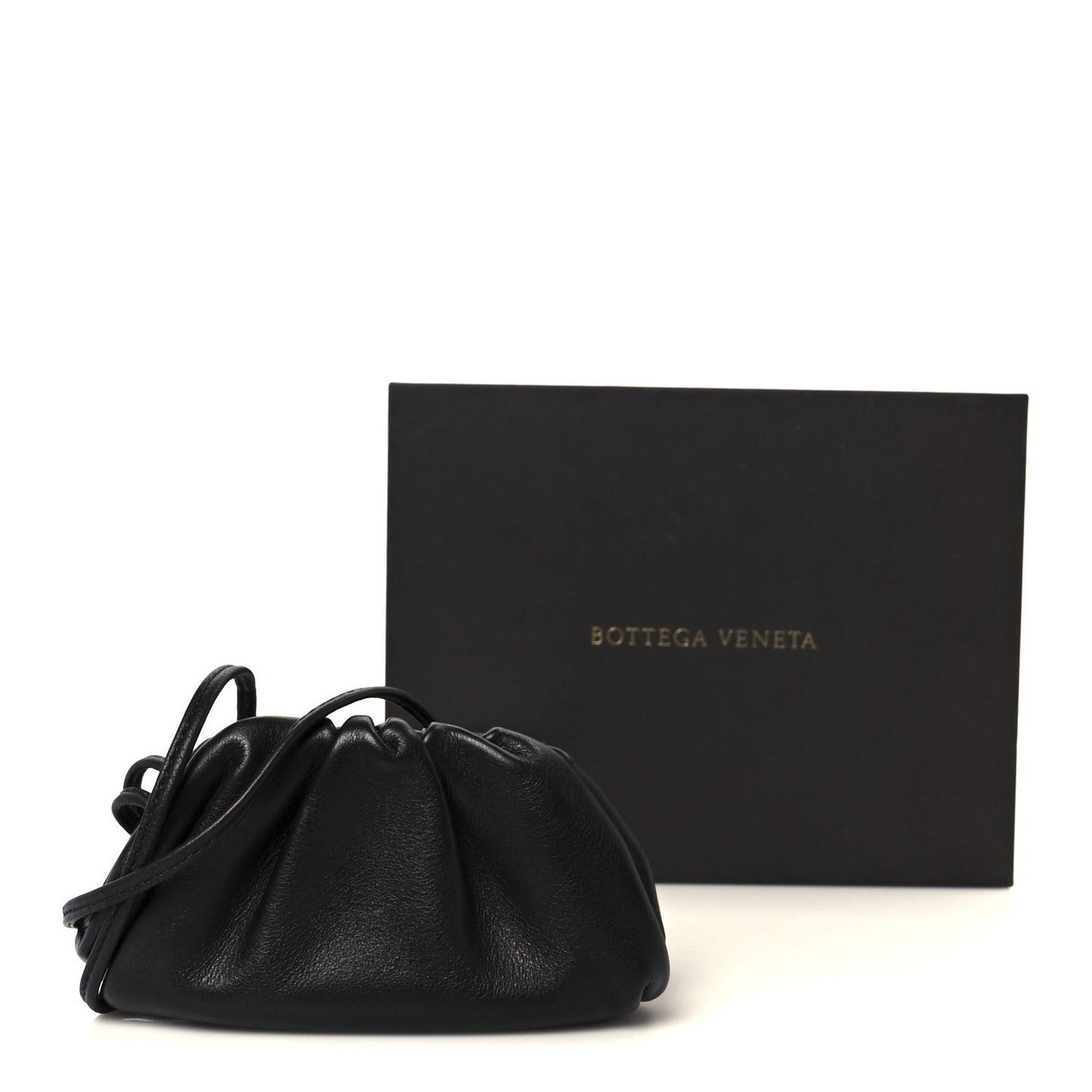 Butter Calfskin Coin Purse Black