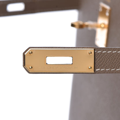 Hermes Epsom Kelly Sellier 32 Etoupe 29 of 37