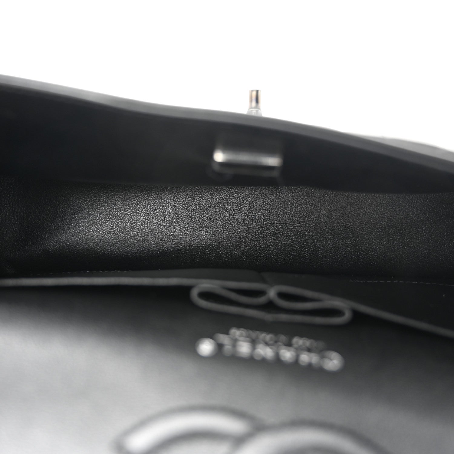 Chanel Lambskin Quilted Medium Double Flap So Black 5 of 11