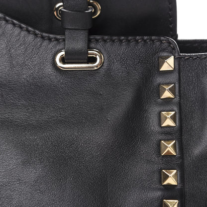 Valentino Garavani Vitello Small Rockstud Tote Black 10 of 15