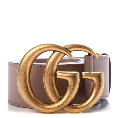 Gucci Calfskin Double G 40mm Belt 95 38 Porcelain Rose 1 of 4