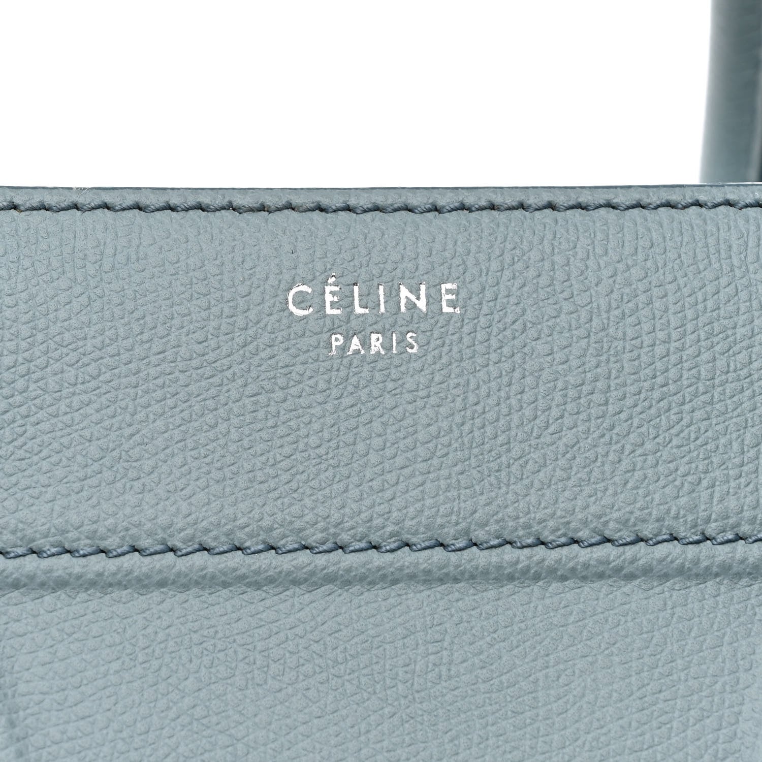 Celine Baby Grained Calfskin Medium Phantom Luggage Glacier 6 of 10