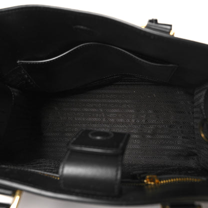 Prada Saffiano Soft Calfskin Tote Black 5 of 9