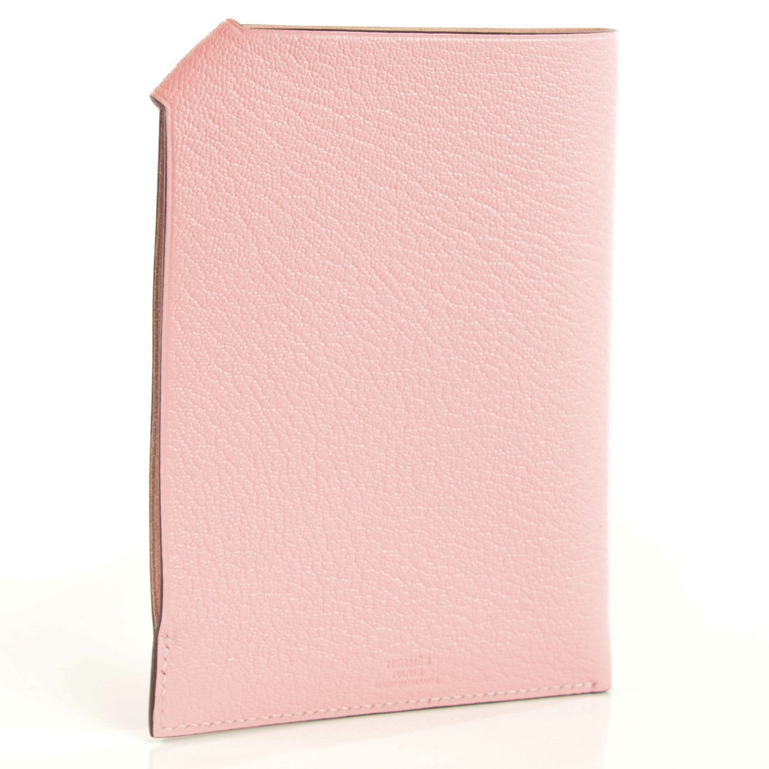 Hermes Chevre Mysore Tarmac PM Passport Holder Rose Sakura 3 of 11