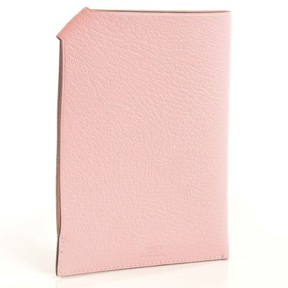 Hermes Chevre Mysore Tarmac PM Passport Holder Rose Sakura 3 of 11