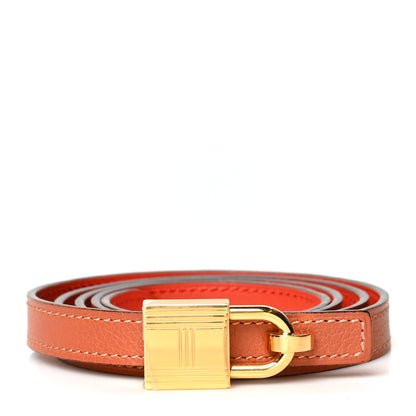 Hermes Swift 13mm Romance Belt 90 Cuivre Capucine 1 of 6