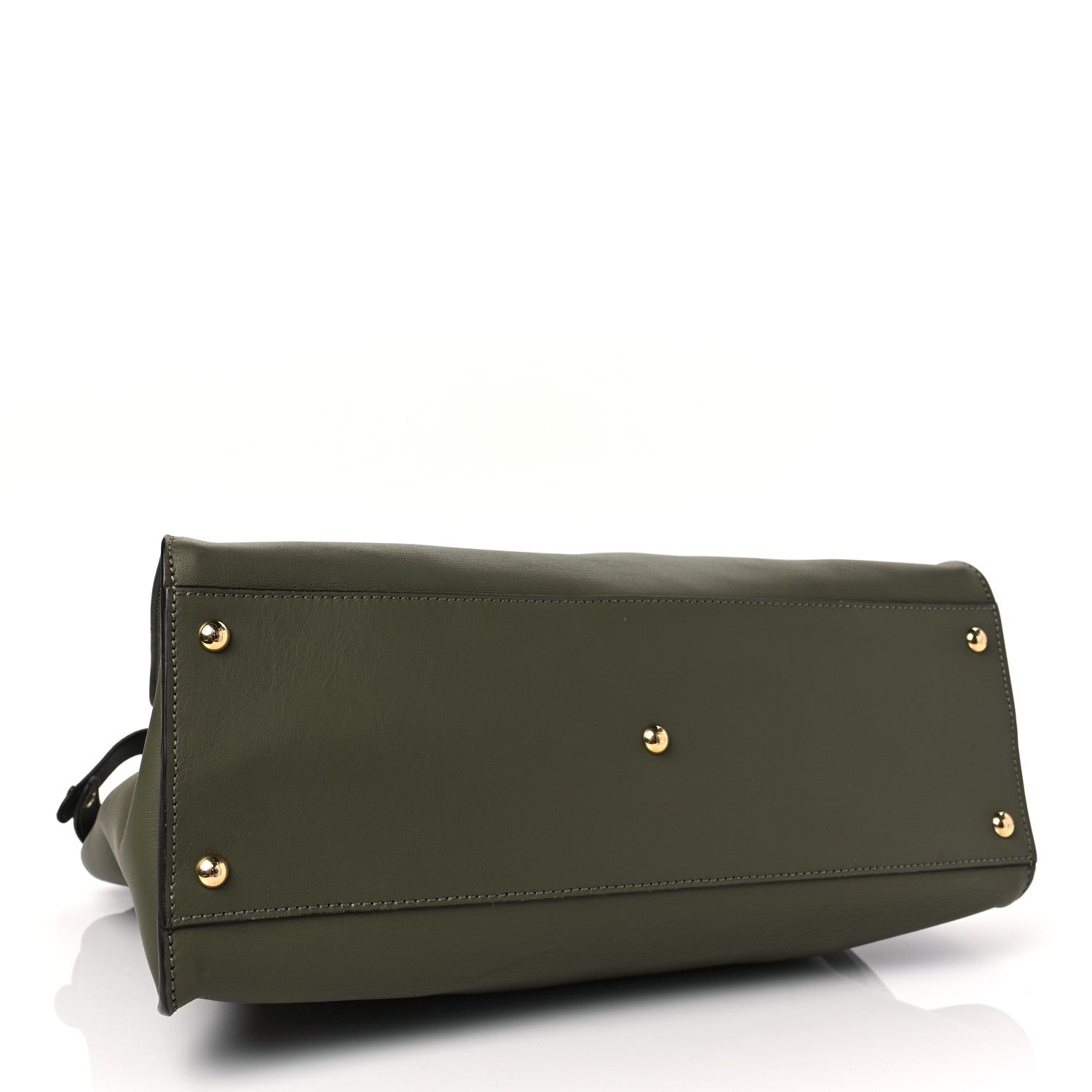 Fendi Vitello Seta Plexiglass Granite Large Peekaboo Iconic Satchel Equatore 4 of 7