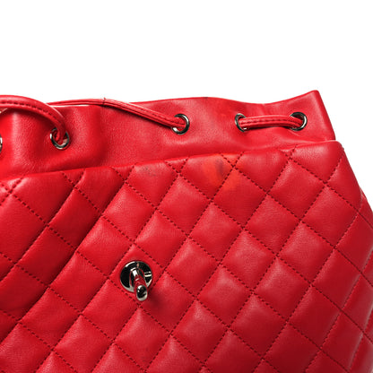 Chanel Lambskin Quilted Small Urban Spirit Backpack Red 12 of 12