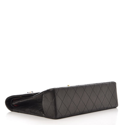 Chanel Lambskin Quilted Medium Double Flap Black 5 of 9
