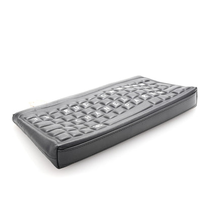 Chanel Metallic Calfskin Keyboard Pouch Black 4 of 7