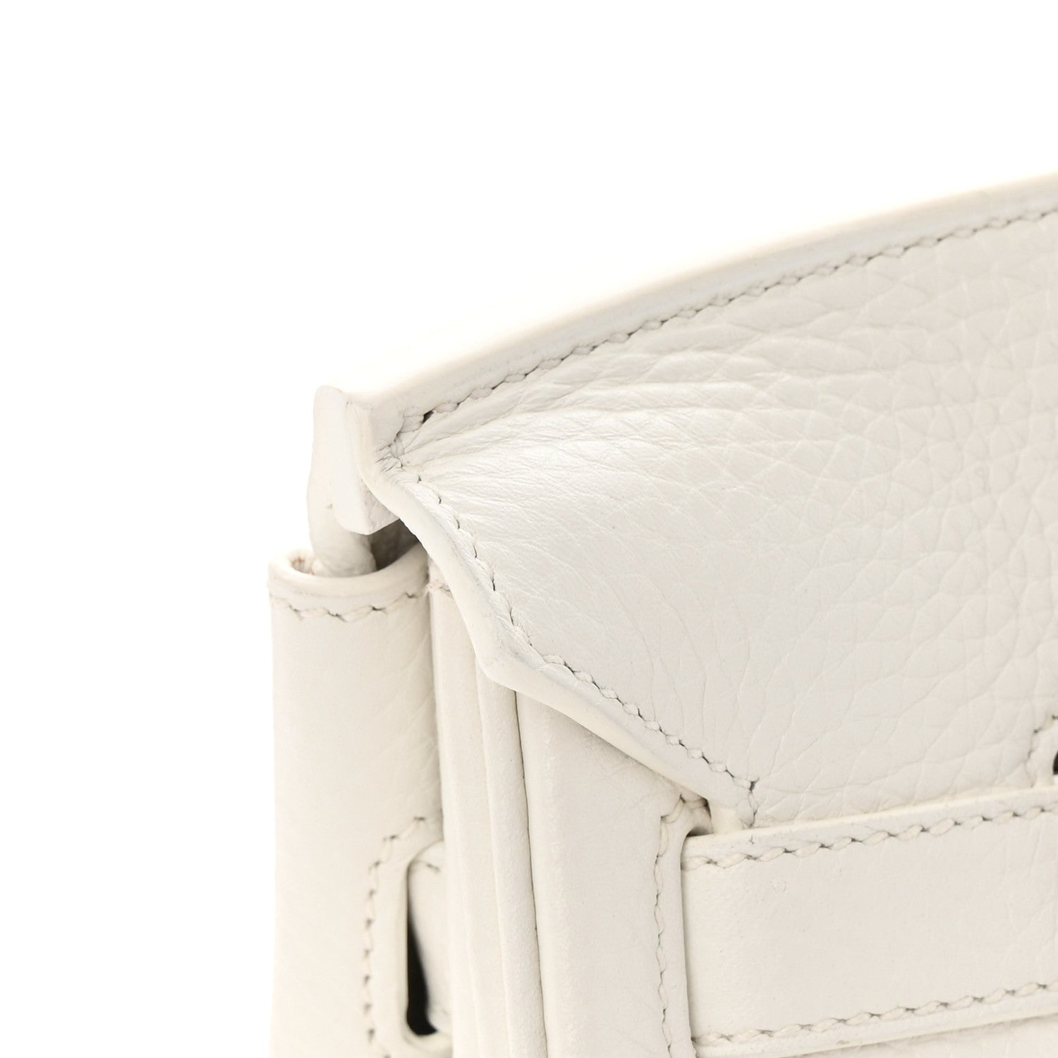 Hermes Taurillon Clemence Birkin 30 White 13 of 18