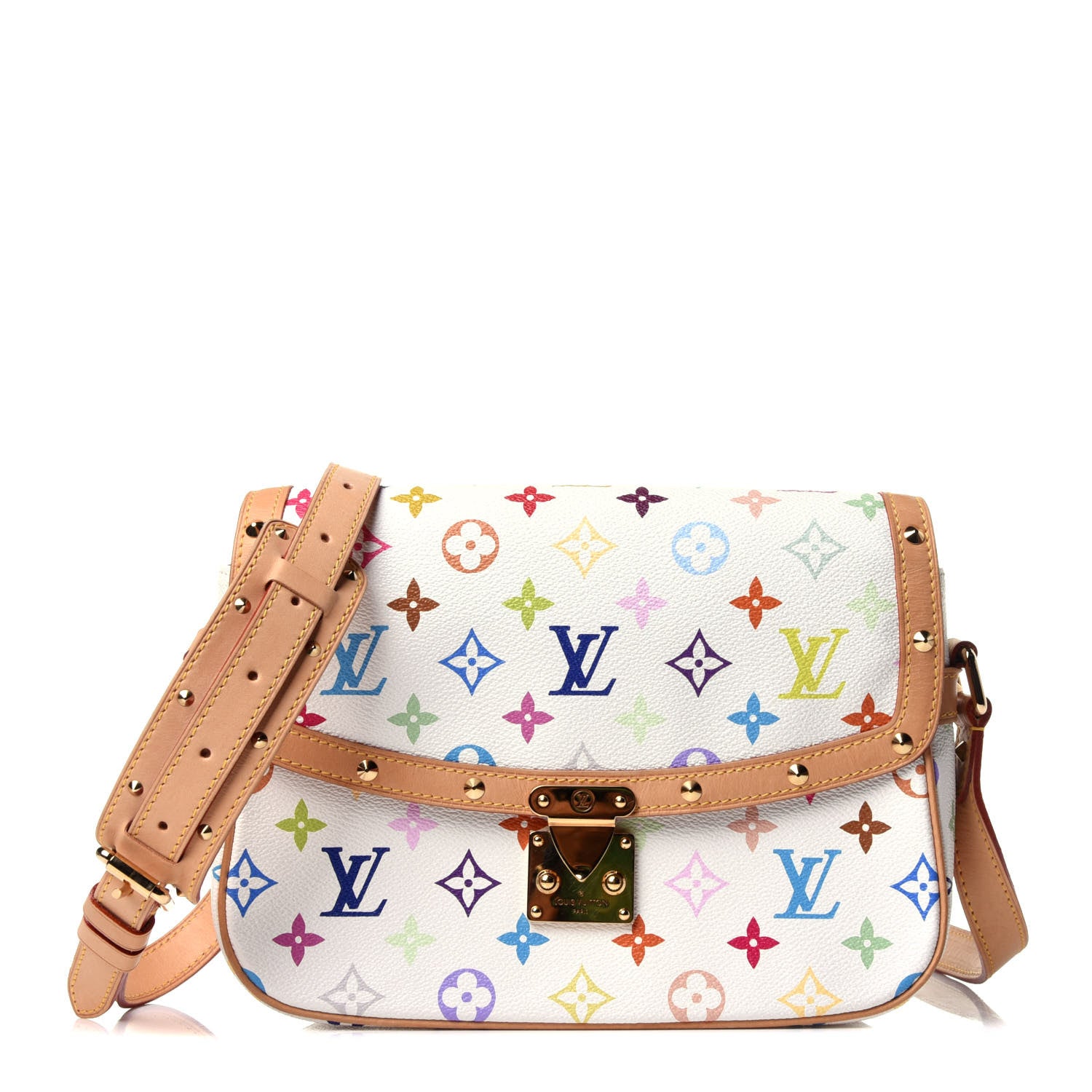 Louis Vuitton Monogram Multicolor Sologne White 1 of 12
