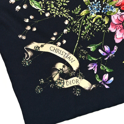 Christian Dior Silk D Constellation 90 Square Scarf Navy Blue Multicolor 2 of 3