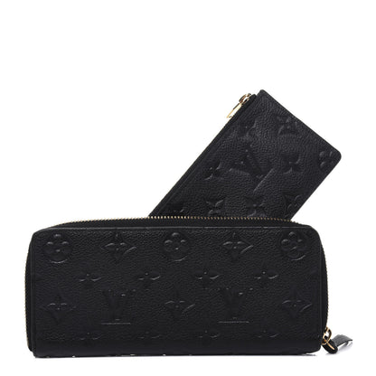 Louis Vuitton Empreinte Clemence Wallet Black 9 of 11