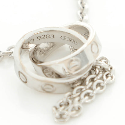 Cartier 18K White Gold Interlocking LOVE Bracelet 5 of 6